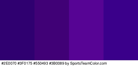 #2E0070 #3F0175 #550493 #3B0089 Colors