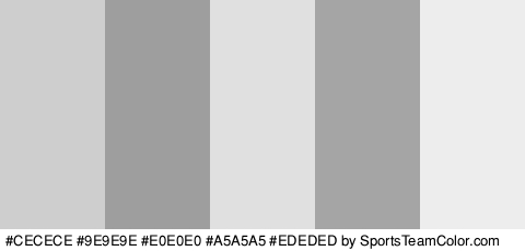 #CECECE #9E9E9E #E0E0E0 #A5A5A5 #EDEDED Colors