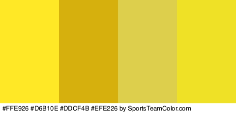 #FFE926 #D6B10E #DDCF4B #EFE226 Colors