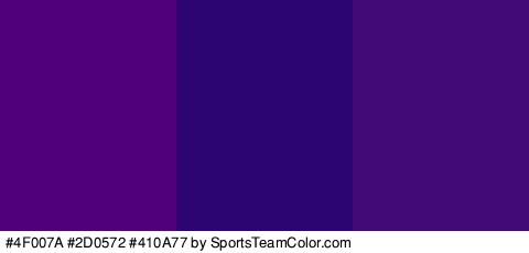 #4F007A #2D0572 #410A77 Colors