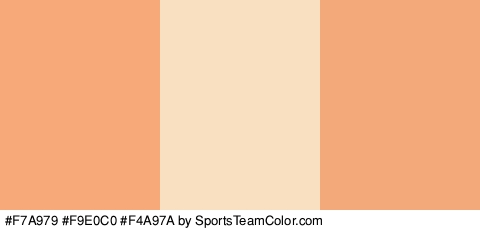 #F7A979 #F9E0C0 #F4A97A Colors