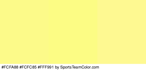 #FCFA88 #FCFC85 #FFF991 Colors