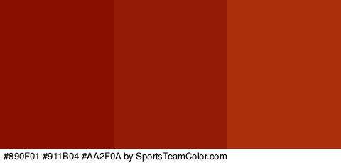 #890F01 #911B04 #AA2F0A Colors