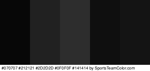 #070707 #212121 #2D2D2D #0F0F0F #141414 Colors