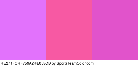 #E271FC #F759A2 #E053CB Colors