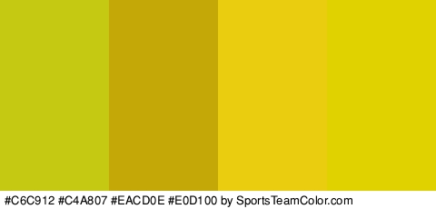 #C6C912 #C4A807 #EACD0E #E0D100 Colors