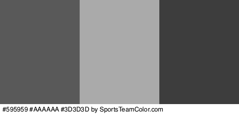 #595959 #AAAAAA #3D3D3D Colors