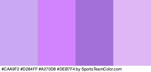 #CAA9F2 #D284FF #A270D8 #DEB7F4 Colors