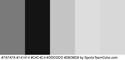 #7A7A7A #141414 #C4C4C4 #DDDDDD #D8D8D8 Colors