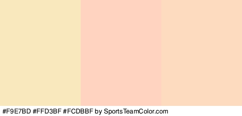 #F9E7BD #FFD3BF #FCDBBF Colors