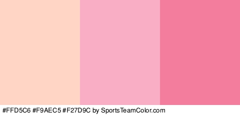 #FFD5C6 #F9AEC5 #F27D9C Colors