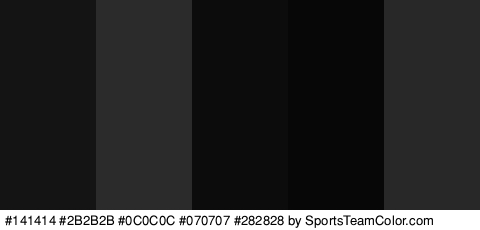 #141414 #2B2B2B #0C0C0C #070707 #282828 Colors