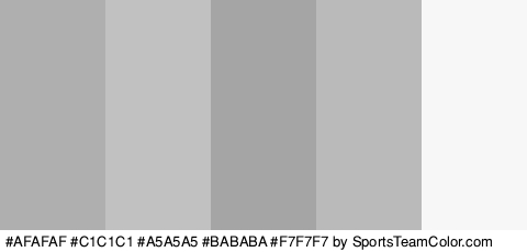 #AFAFAF #C1C1C1 #A5A5A5 #BABABA #F7F7F7 Colors