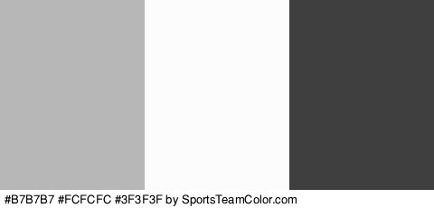 #B7B7B7 #FCFCFC #3F3F3F Colors