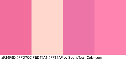 #F26F9D #FFD7CC #ED74A6 #FF84AF Colors