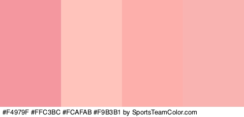 #F4979F #FFC3BC #FCAFAB #F9B3B1 Colors