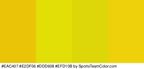 #EAC407 #E2DF06 #DDD608 #EFD10B Colors