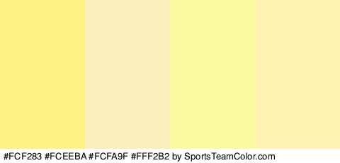 #FCF283 #FCEEBA #FCFA9F #FFF2B2 Colors