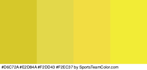 #D6C72A #E2D84A #F2DD43 #F2EC37 Colors