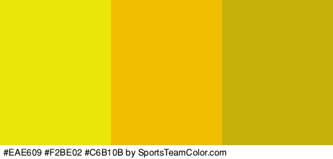 #EAE609 #F2BE02 #C6B10B Colors