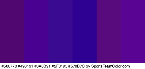 #500770 #490191 #3A0B91 #2F0193 #570B7C #5A0493 Colors