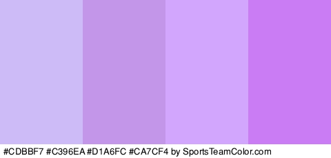 #CDBBF7 #C396EA #D1A6FC #CA7CF4 Colors