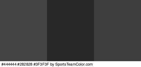 #444444 #282828 #3F3F3F Colors