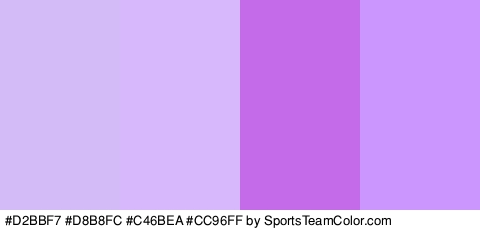 #D2BBF7 #D8B8FC #C46BEA #CC96FF Colors