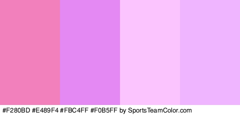 #F280BD #E489F4 #FBC4FF #F0B5FF Colors