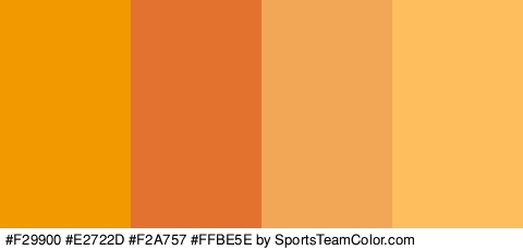 #F29900 #E2722D #F2A757 #FFBE5E Colors