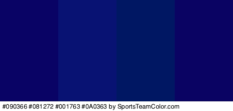 #090366 #081272 #001763 #0A0363 Colors