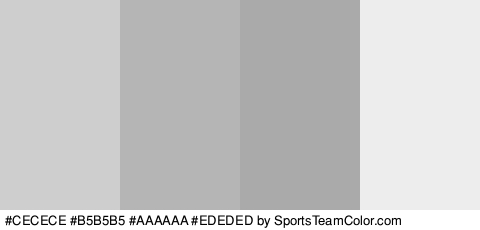 #CECECE #B5B5B5 #AAAAAA #EDEDED Colors