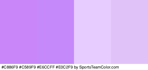 #C886F9 #C589F9 #E6CCFF #E0C2F9 Colors