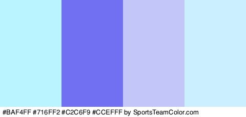 #BAF4FF #716FF2 #C2C6F9 #CCEFFF Colors