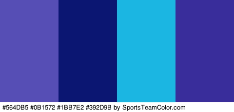 #564DB5 #0B1572 #1BB7E2 #392D9B Colors