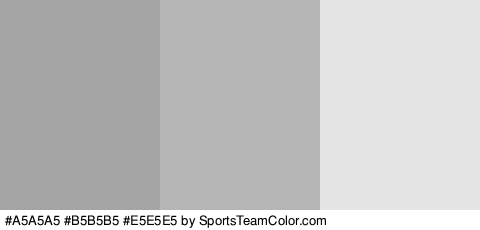 #A5A5A5 #B5B5B5 #E5E5E5 Colors