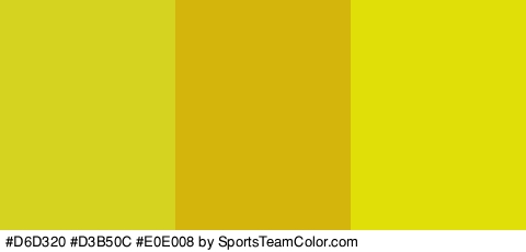 #D6D320 #D3B50C #E0E008 Colors