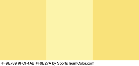 #F9E789 #FCF4AB #F9E27A Colors