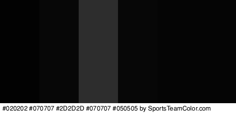 #020202 #070707 #2D2D2D #070707 #050505 #050505 Colors