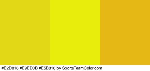 #E2D816 #E9ED0B #E5B816 Colors