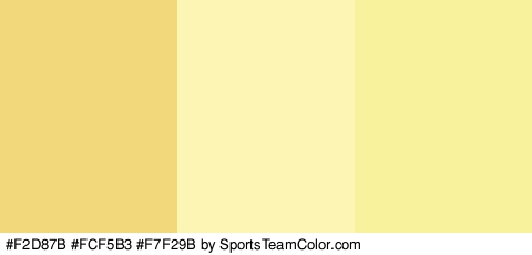 #F2D87B #FCF5B3 #F7F29B Colors