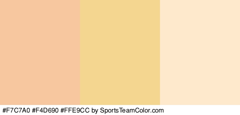 #F7C7A0 #F4D690 #FFE9CC Colors