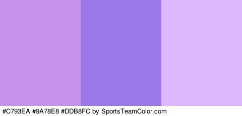 #C793EA #9A78E8 #DDB8FC Colors