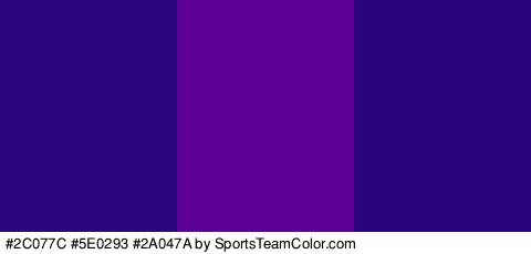 #2C077C #5E0293 #2A047A Colors