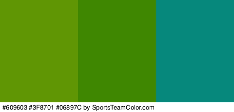 #609603 #3F8701 #06897C Colors