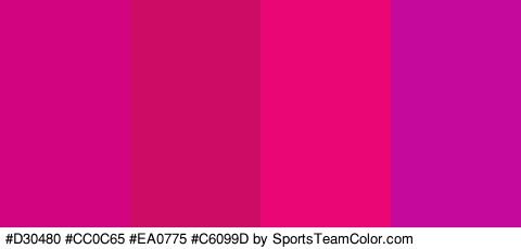 #D30480 #CC0C65 #EA0775 #C6099D Colors