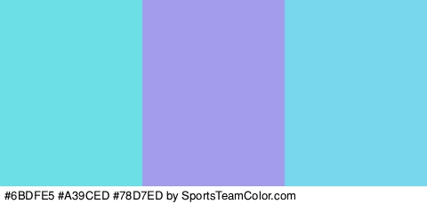 #6BDFE5 #A39CED #78D7ED Colors