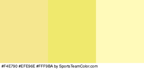 #F4E790 #EFE96E #FFF9BA Colors