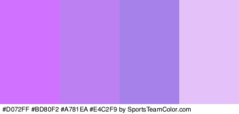 #D072FF #BD80F2 #A781EA #E4C2F9 Colors