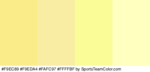 #F9EC89 #F9EDA4 #FAFC97 #FFFFBF Colors